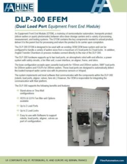 Hine Automation EFEM Systems